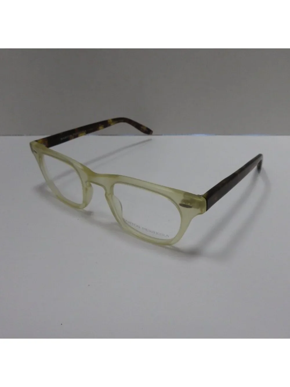 Barton Perreira Eyeglasses White Rectangular Rounded 47-24-149